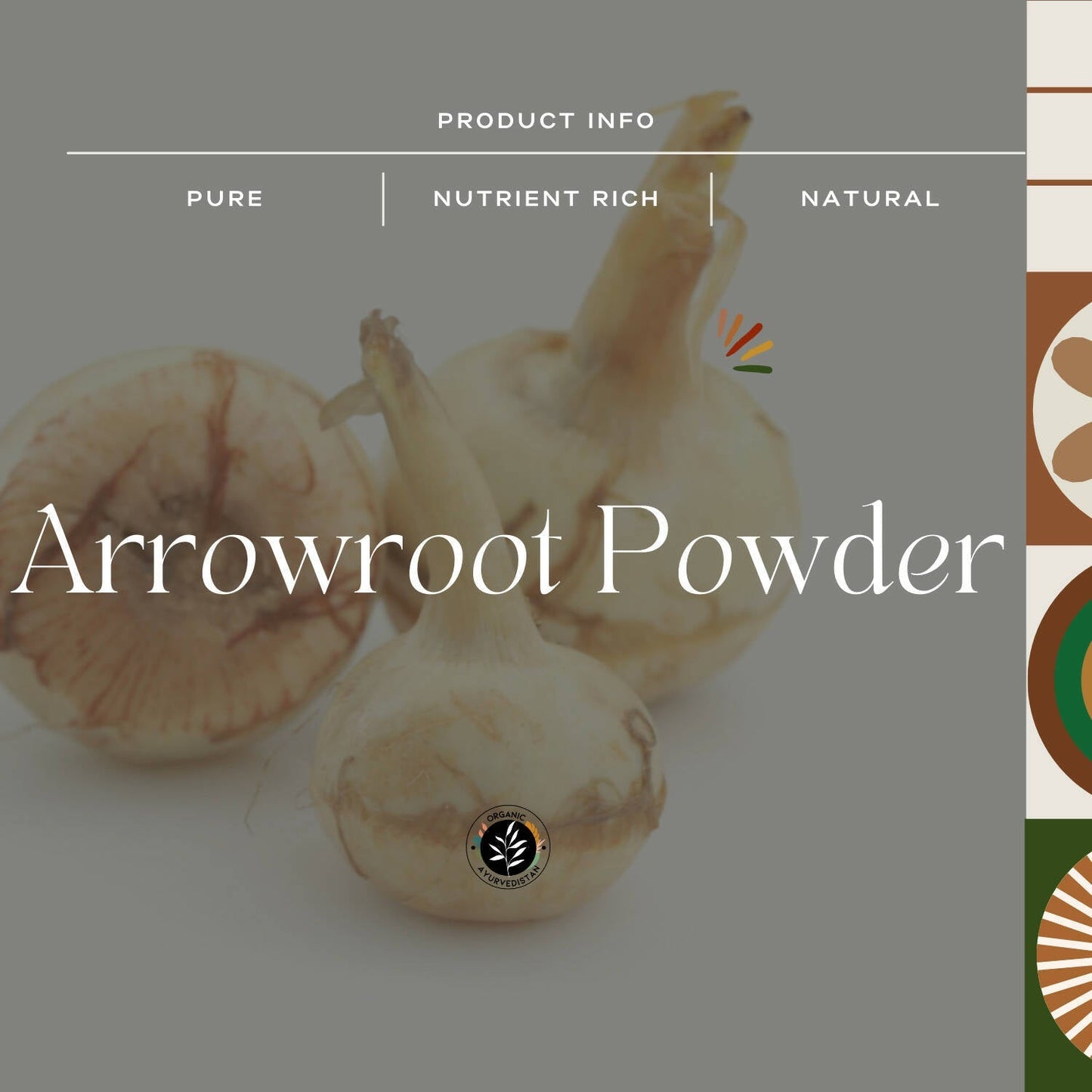 Organic AyurveBUDNEn Arrow Root Powder