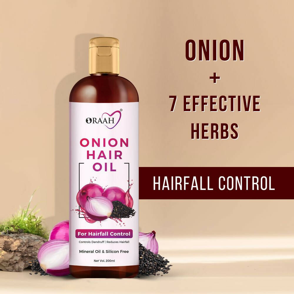 Oraah Beauty Care Combo (Onion Hair oil + Hair Mask + Ubtan Face Mask)