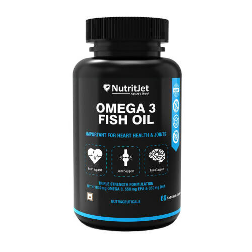 NutritJet Omega 3 Fish Oil 1000mg Capsules - BUDEN
