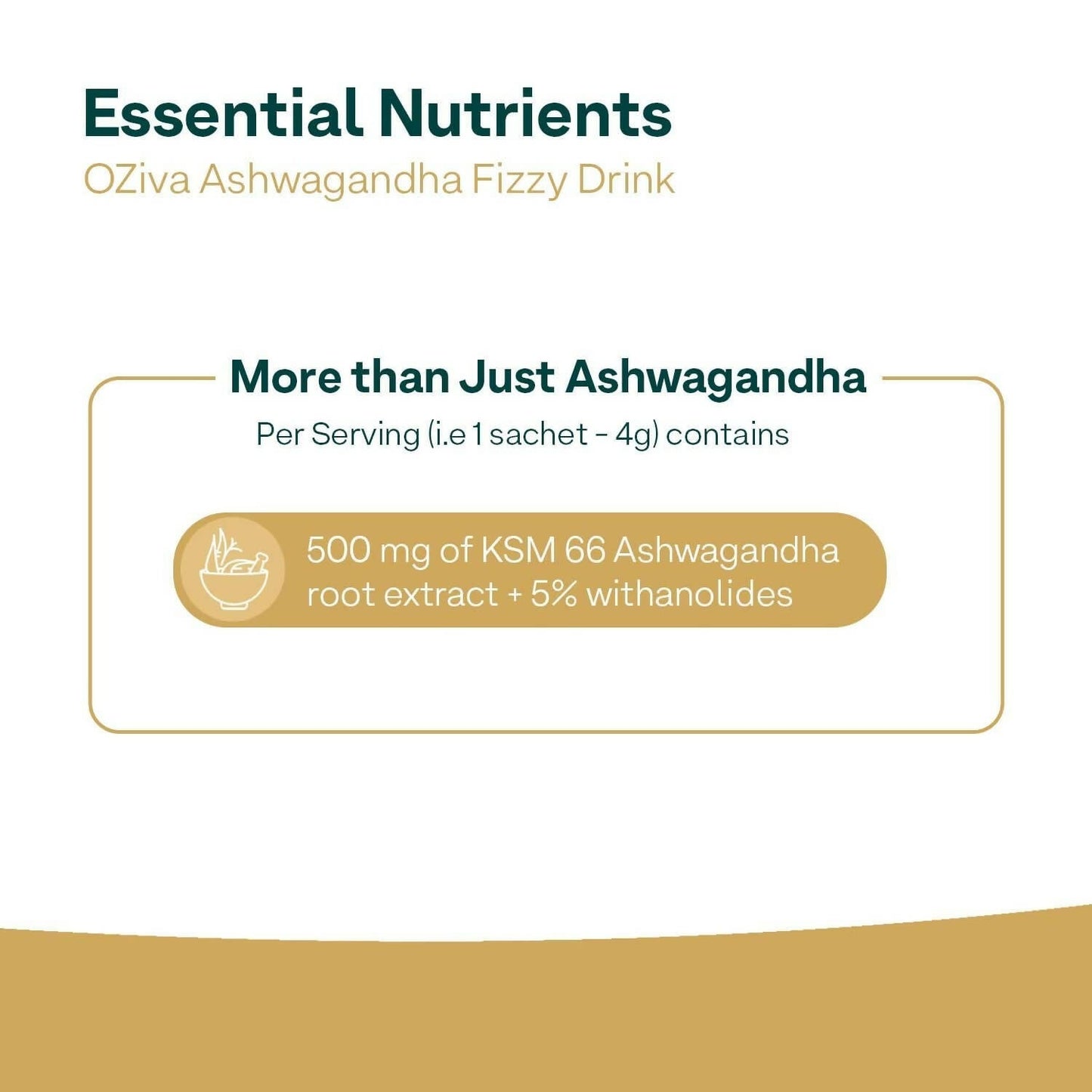OZiva Ashwagandha Fizzy Drink Mix