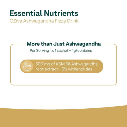 OZiva Ashwagandha Fizzy Drink Mix