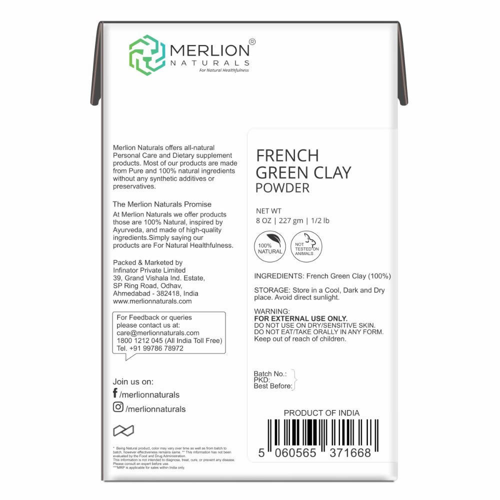 Merlion Naturals French Green Clay Powder