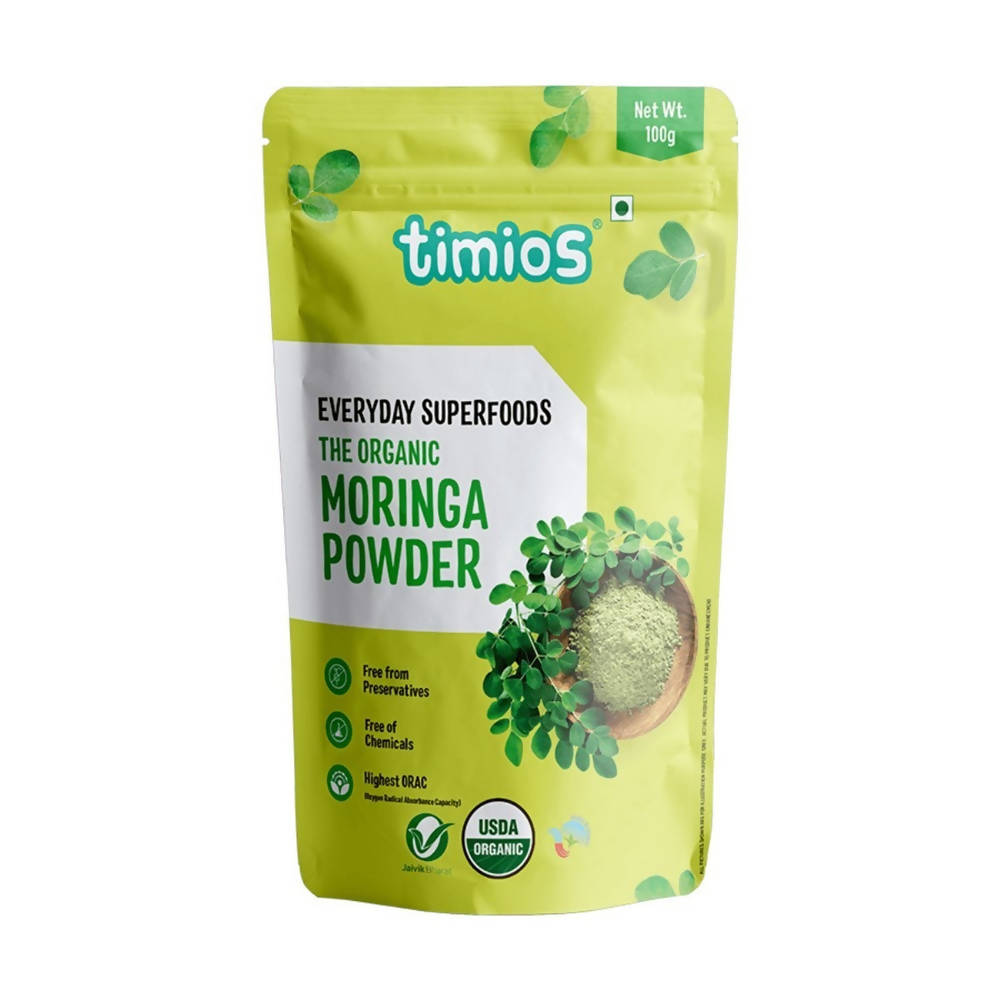 Timios Everyday Superfoods The Organic Moringa Powder -  USA, Australia, Canada 
