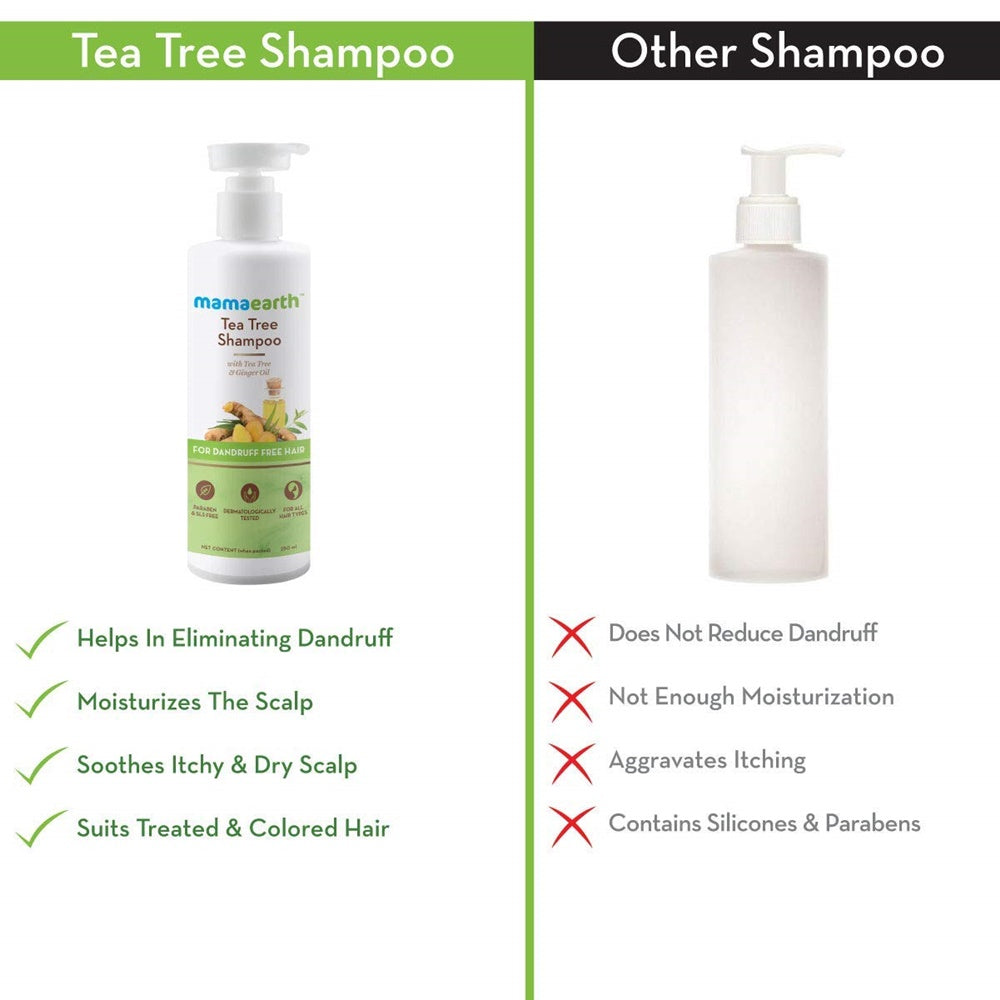 Mamaearth Tea Tree Shampoo & Onion Hair Oil