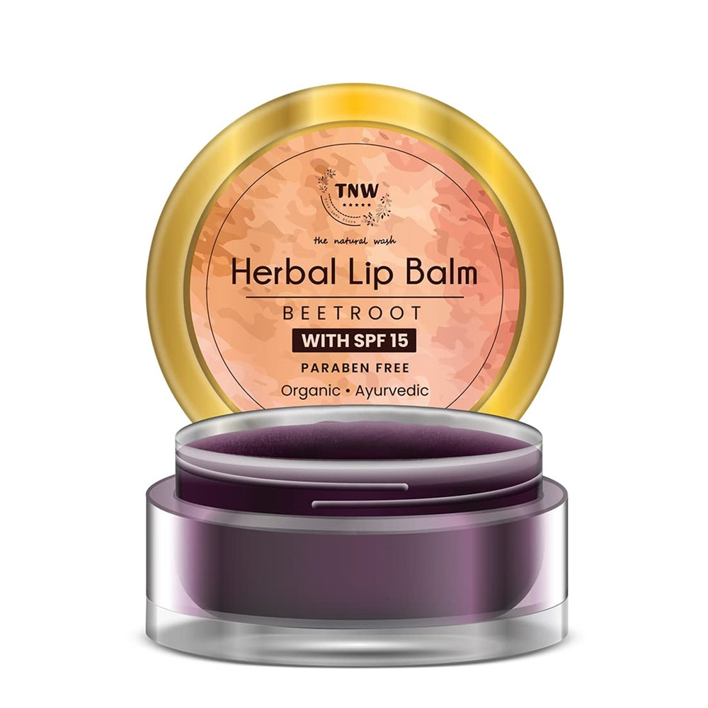 The Natural Wash Beetroot Herbal Lip Balm - BUDNE