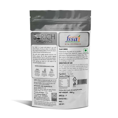 Sorich Organics Cold Milled Flax Seeds Powder