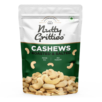 Nutty Gritties Jumbo Roasted Cashew Nuts Lightly Salted - BUDNE