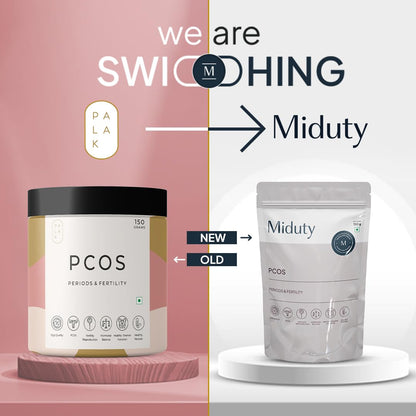 Miduty by Palak Notes PCOS Periods Fertility Powder