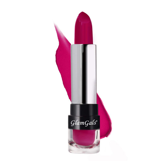 Glamgals Hollywood-U.S.A Matte Finish Kiss Proof Lipstick-Plum - BUDNE