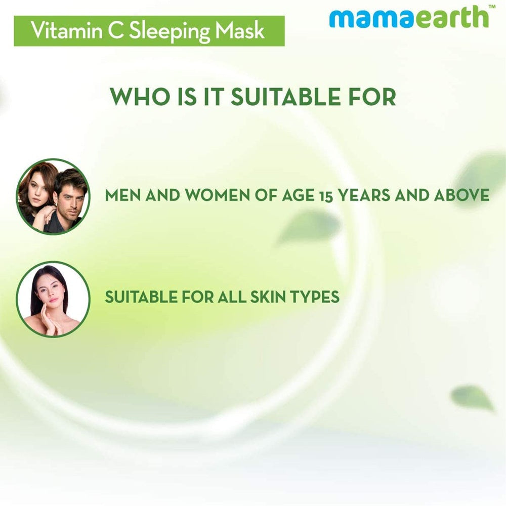 Mamaearth Vitamin C Sleeping Mask with Aloe Vera for Skin Illumination