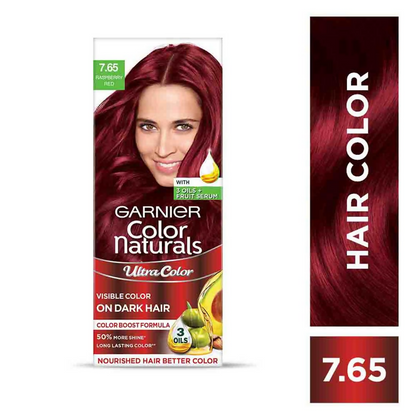 Garnier Color Naturals Ultra Hair Color - 7.65 Raspberry Red