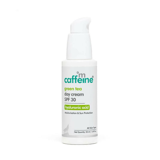 mCaffeine Hyaluronic Acid Green Tea Day Cream with SPF 30 PA++ - BUDEN