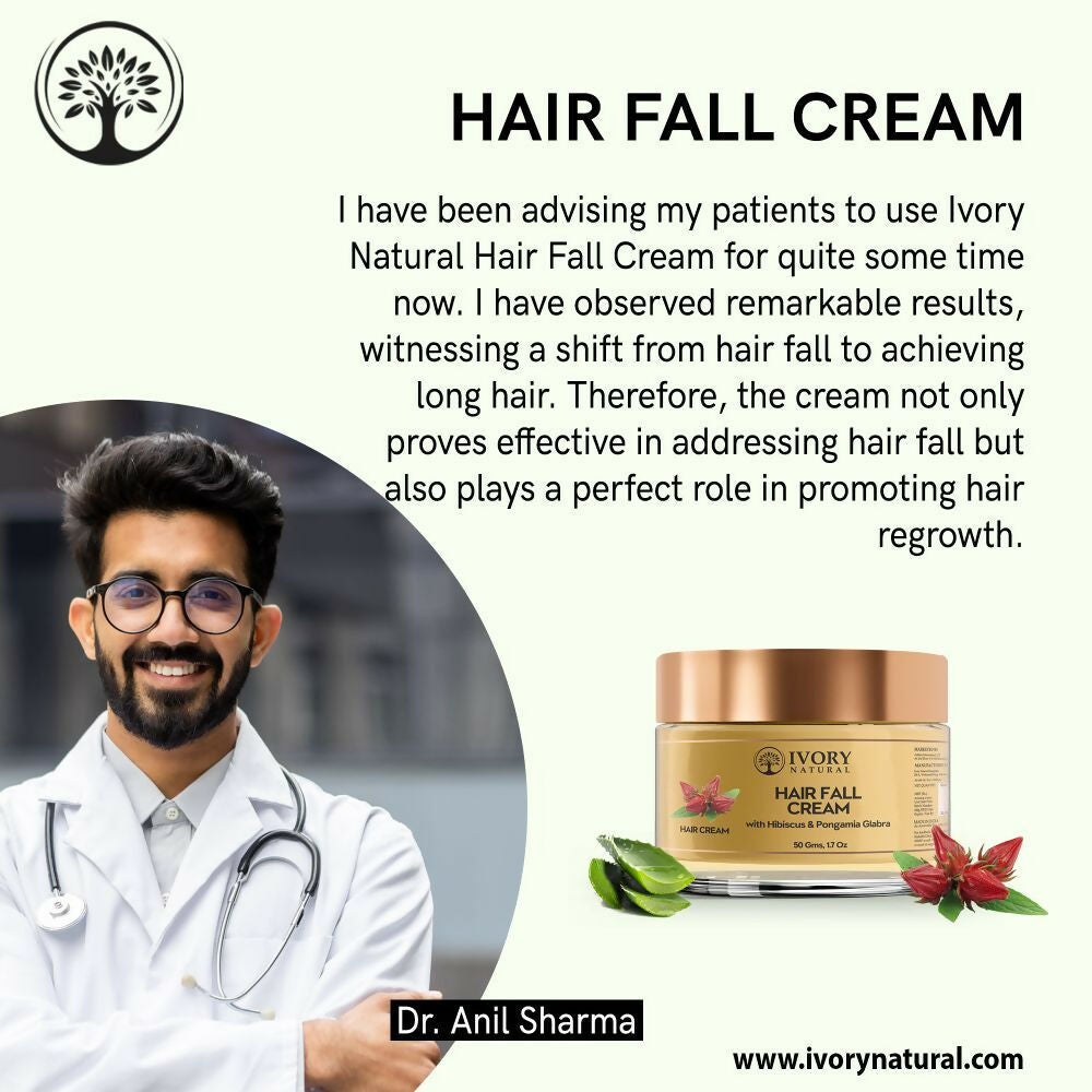 Ivory Natural Hair Fall Cream For Hair Fall & Less Hair Control