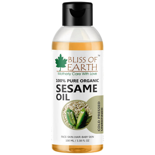 Bliss of Earth 100% Pure Organic Sesame Oil - buy in USA, Australia, Canada