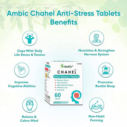 Ambic Chahel Anti-Stress Tablets