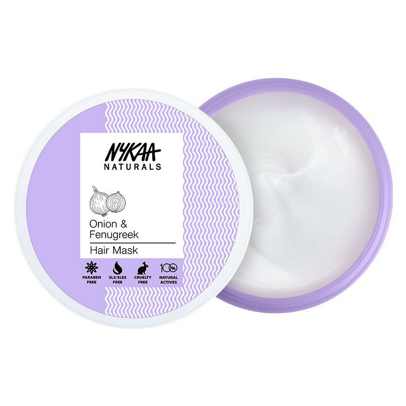 Nykaa Naturals Anti-Hair Fall Sulphate-Free Hair Mask With Onion & Fenugreek