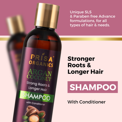 Prisa Organics Argan & Coconut Shampoo