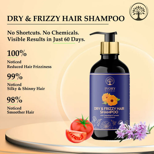 Ivory Natural Dry Rough Hair Shampoo For Dry, Frizzy, Unmanaged Hair