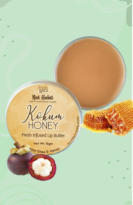 Nat Habit Kokum Honey Lip Butter - BUDNE