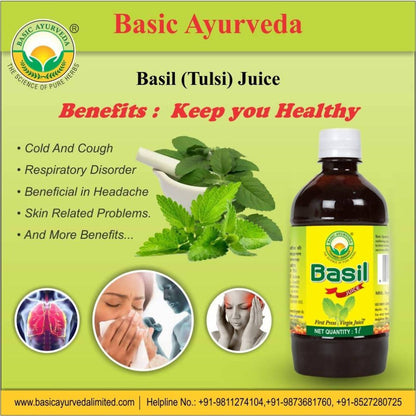 Basic Ayurveda Basil Tulsi Juice