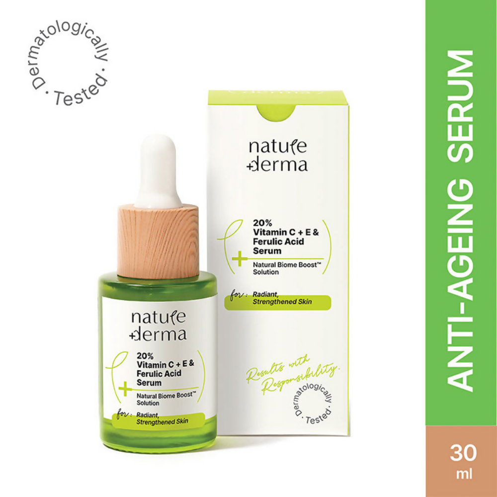 Nature Derma 20% Vitamin C + E & Ferulic Acid Serum