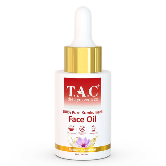 TAC - The Ayurveda Co. 100% Pure Kumkumadi Tailam Face Oil For Glowing, Youthful & Radiant Skin - BUDNE