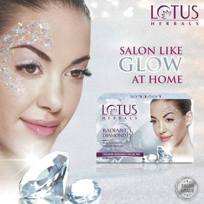Lotus Herbals Radiant Diamond Facial Kit For Instant Radiance