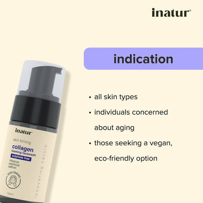 Inatur Collagen Foaming Face Wash