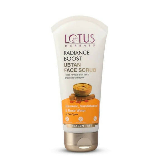 Lotus Herbals Radiance Boost Ubtan Face Scrub - BUDNE
