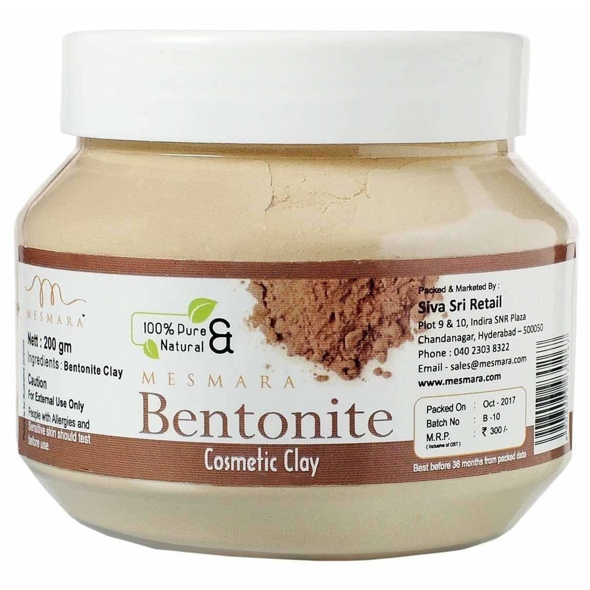 Mesmara Bentonite Cosmetic Clay - usa canada australia