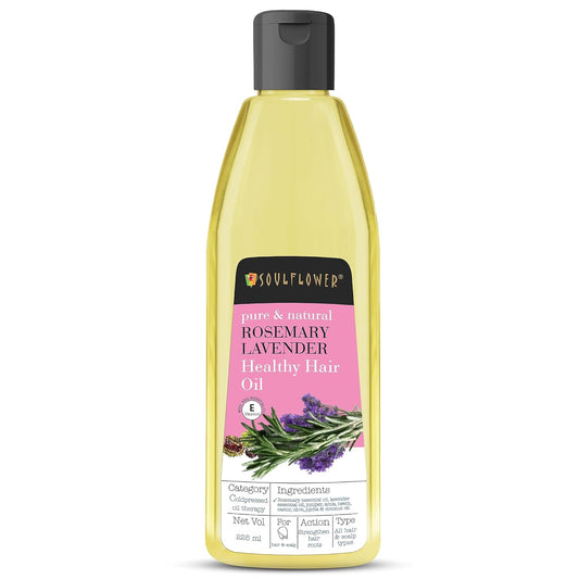 Soulflower Pure & Natural Rosemary Lavender Healthy Hair Oil -  buy in usa 