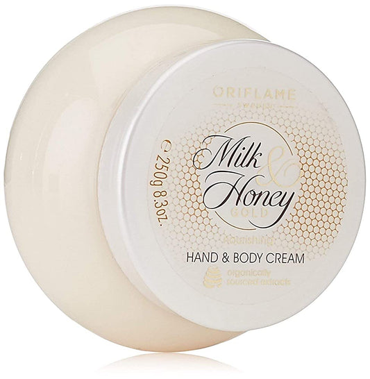 Oriflame Milk & Honey Gold Nourishing Hand & Body Cream - BUDNE
