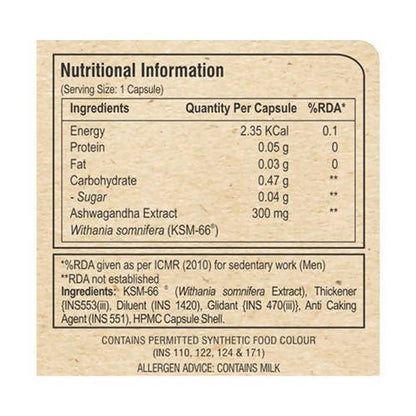 Pure Nutrition Ashwagandha KSM-66 Capsules