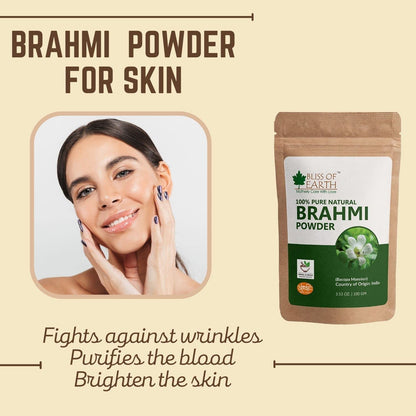 Bliss of Earth 100% Pure Natural Brahmi Powder