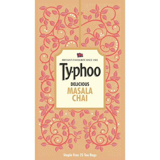 Typhoo Delicious Masala Chai Tea Bags - BUDNE