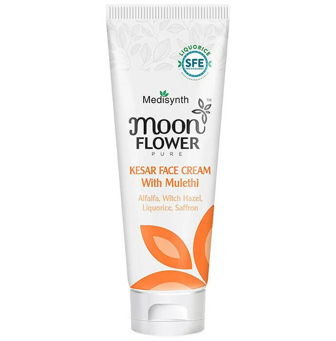 Medisynth Naturals Moonflower Kesar Mulethi Face Cream - BUDNE