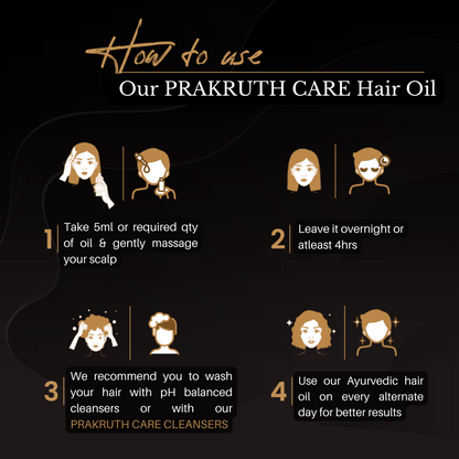 Prakruth Care Ayurvedic Hair Growth Oil