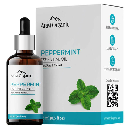 Aravi Organic Peppermint Essential Oil - usa canada australia