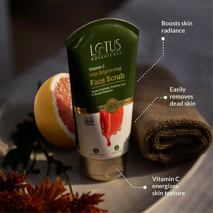 Lotus Botanicals Vitamin C Skin Brightening Face Scrub