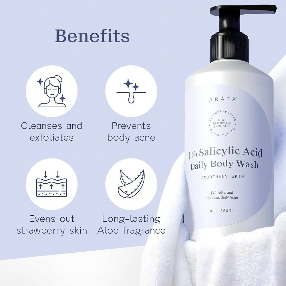 Arata 1% Salicylic Acid Daily Body Wash