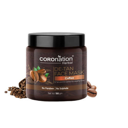 Coronation Herbal Coffee De-Tan Face Mask - usa canada australia