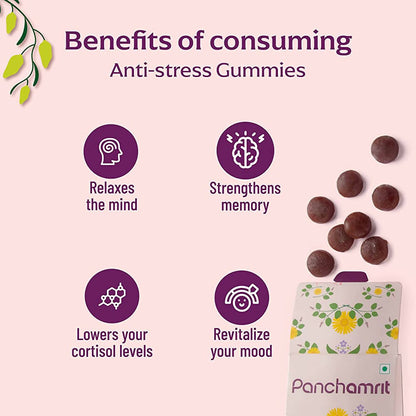 Panchamrit Anti-Stress Gummies- Mixed Berry Flavor