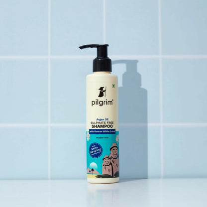 Pilgrim Mild Sulphate Free Shampoo (Argan Oil) For Dry Frizzy Hair - Korean Beauty Secrets (Shampoo)