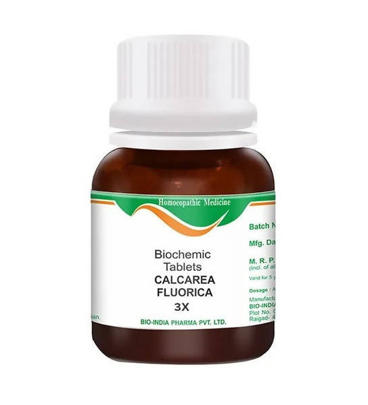 Bio India Homeopathy Calcarea Fluorica Biochemic Tablets
