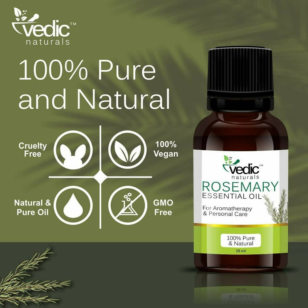 Vedic Naturals Rosemary Essential Oil