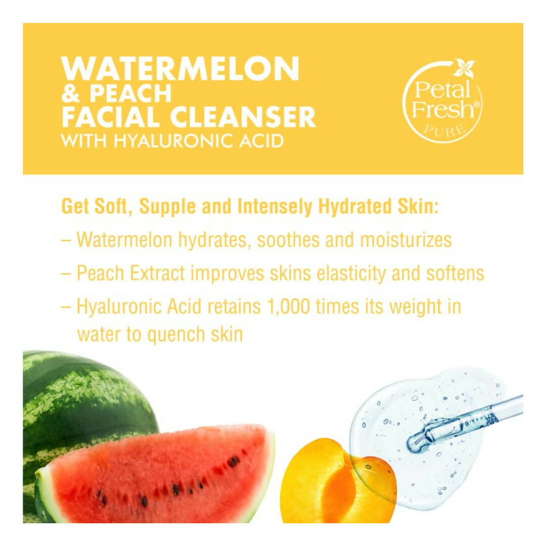 Petal Fresh Hydrating Watermelon & Peach Facial Cleanser