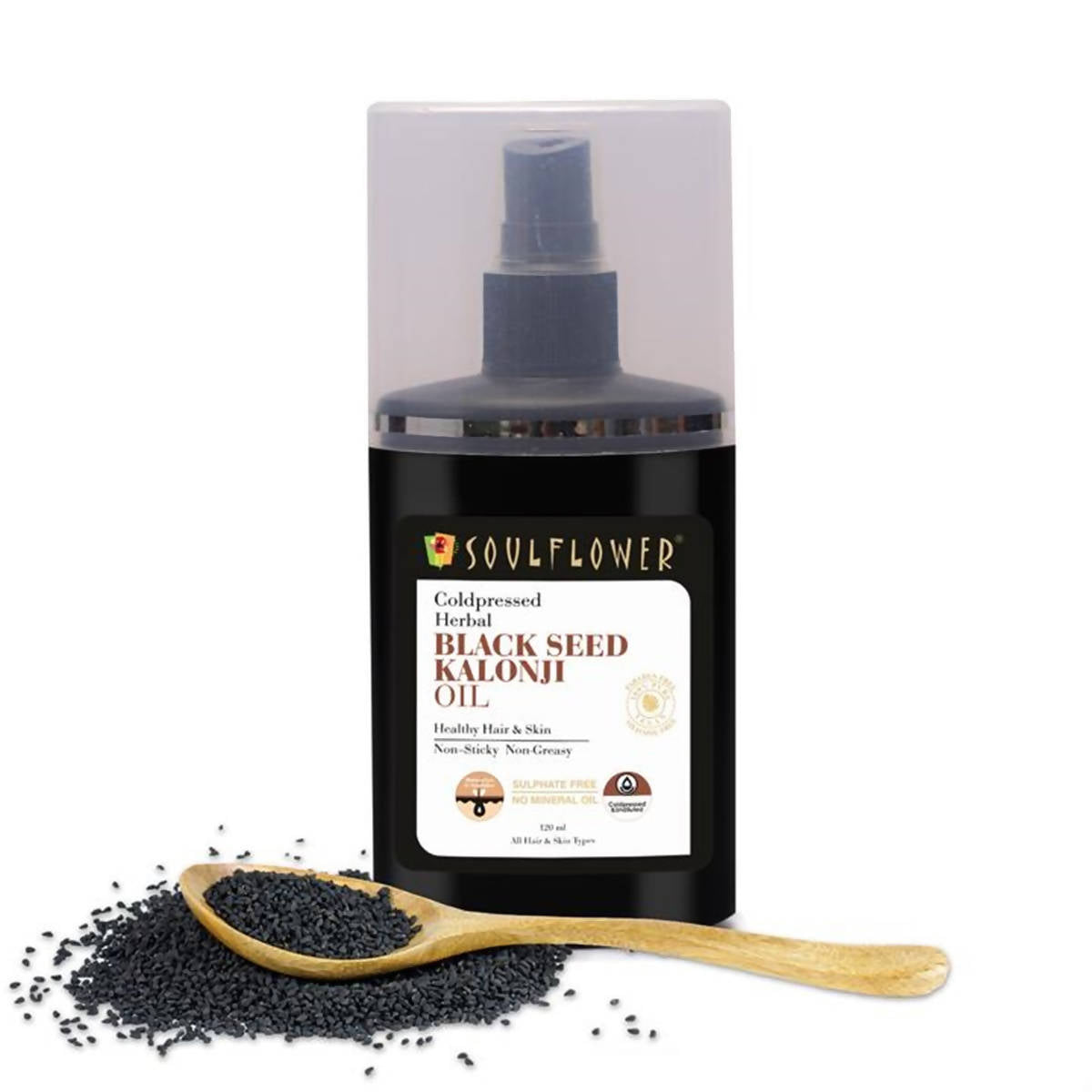 Soulflower Herbal Coldpressed Black Seed Kalonji Oil