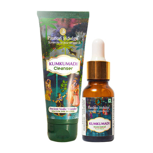 Passion Indulge Kumkumadi Glowing Skin For Women Combo - BUDNE