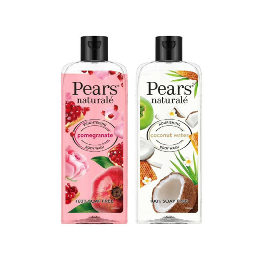 Pears Naturale Brightening Pomegranate & Nourishing Coconut Water Body Wash Combo - BUDNEN