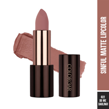 Colorbar Sinful Matte Lipcolor Do Me Darling! - 022 Pink